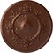 Ekena Millwork Flower Ceiling Medallion (Fits Canopies up to 3 7/8"), Hand-Painted Copper Penny, 27"OD x 1 1/8"P CM27FLCPS - alternate 1